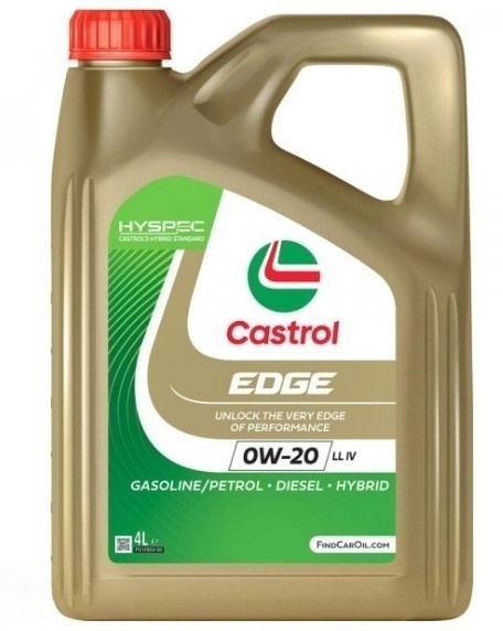 Олива моторна Castrol  EDGE 0W-20 LL IV (Каністра 4л)