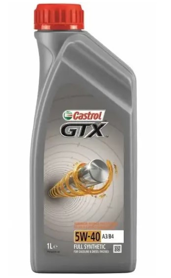 Олива моторна Castrol GTX 5W-40 A3/B4 (Каністра 1л)