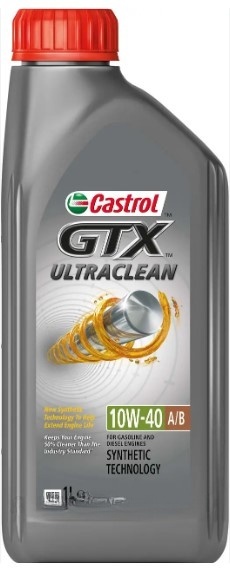 Олива моторна Castrol GTX ULTRA CLEAN 10W-40 A/B (Каністра 1л)