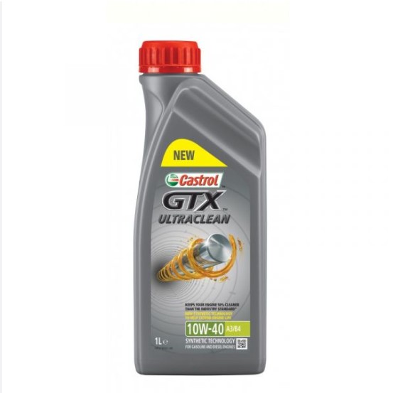 Олива моторна Castrol GTX ULTRA CLEAN 10W-40 A3/B4 (Каністра 1л)