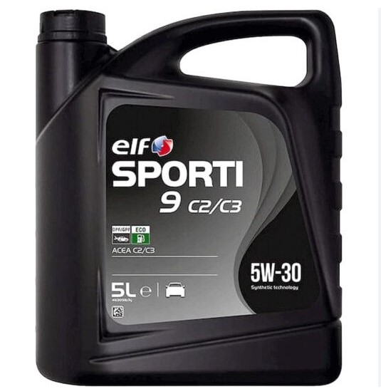 Олива моторна ELF SPORTI 9 C2/C3 5W-30 (Каністра 5л)