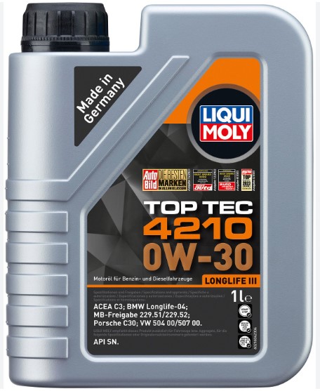 Олива моторна Liqui Moly TOP TEC 4210 0W-30 (Каністра 1л)