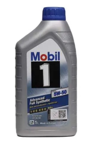 Олива моторна Mobil 1 FS X2 5W-50 (Каністра 1л)