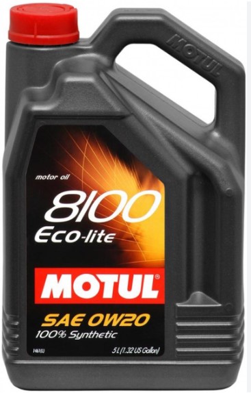 Олива Motul 8100 Eco-lite 0W-20, 5л.