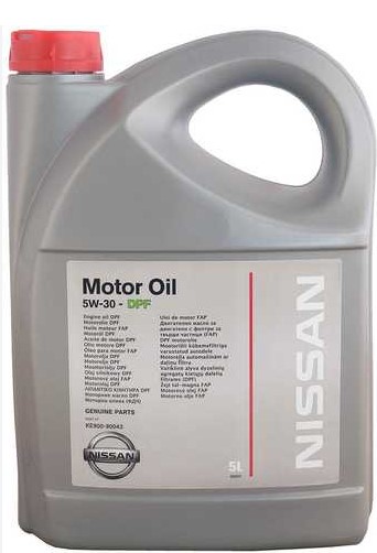Олива NISSAN Motor oil 5W-30 DPF, 5л.