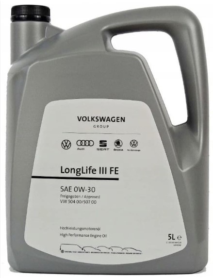 Олива VW LongLife III FE 0W-30, 5л.