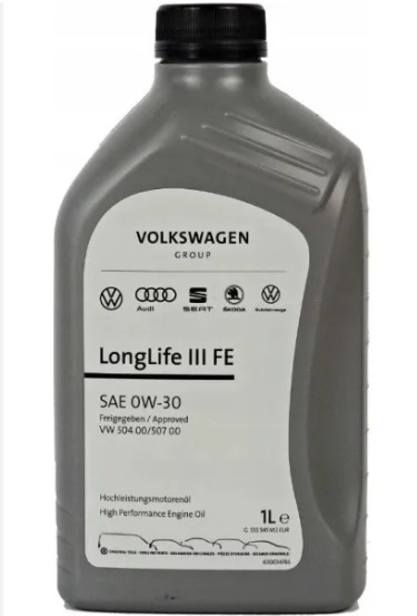 Олива VW LongLife III FE 0W-30, 1л. (Audi Logo)