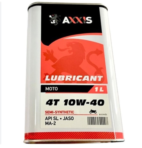 Масло моторн. AXXIS MOTO 4T 10W-40 (Каністра 1л)