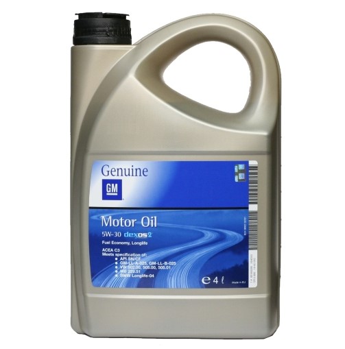 Олива GM dexos2 5W-30, 4л.