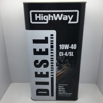 Олива моторна HighWay 10W-40 CI-4/SL п/с (Каністра 5л)