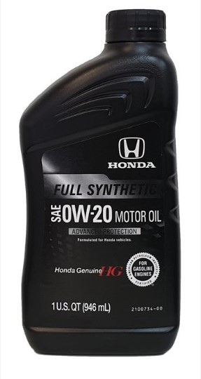 Олива HONDA 0W-20 FULL SYNTHETIC SP/GF-6, 1qt.