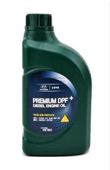 Олива Mobis Hyundai/KIA Premium DPF+ Diesel 5W-30, 1л.