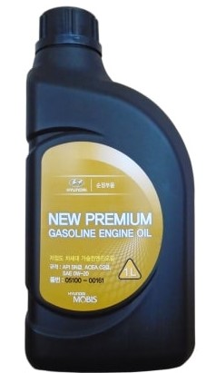 Олива Mobis Hyundai/KIA New Premium Gasoline 0W-20, 1л.