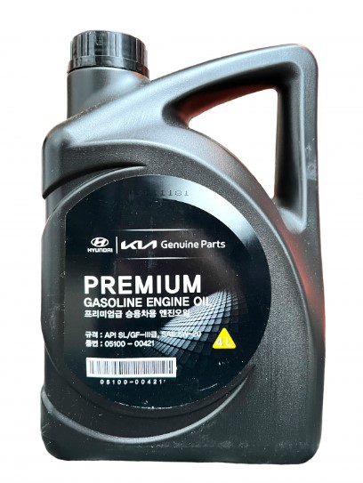 Олива моторна Hyundai/Kia Premium Gasoline LF 5W-20 SM/GF-4 05100-00451 (Каністра 4л)