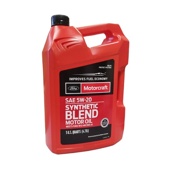Олива MOTORCRAFT SAE 5W-20 Synthetic Blend Motor Oil, 1qt.