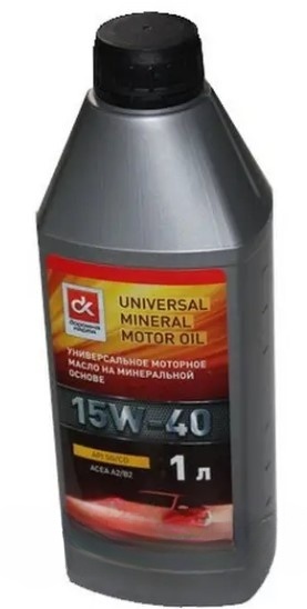 Масло моторн. мінеральне 15w40 Standard SF/CC (Каністра 1л) <ДК>