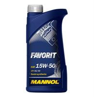 Масло моторне напівсинтетичне FAVORIT 15W-50, 1л
